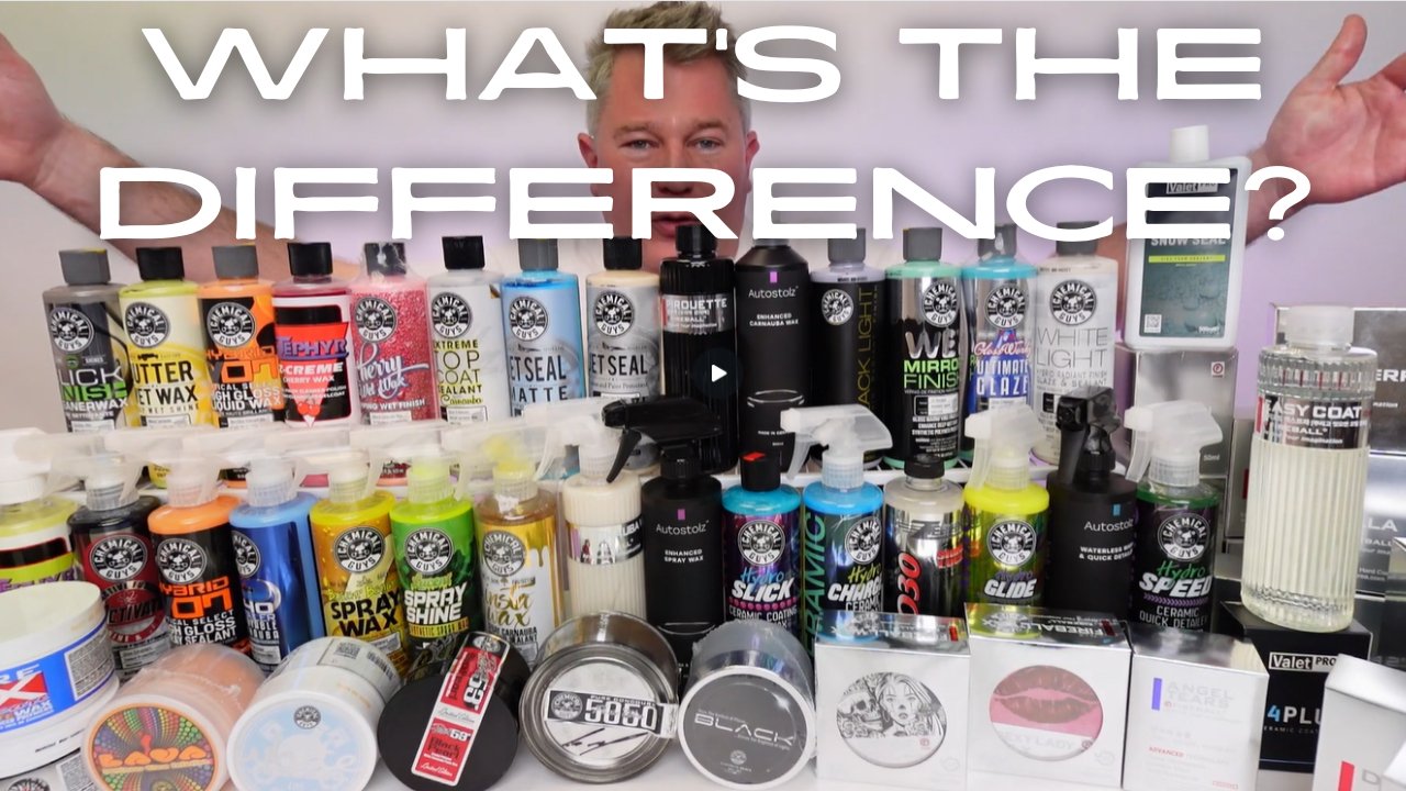 Top Car Detailing Products Explained: Why Are There So Many? What's the difference? - Lovecars