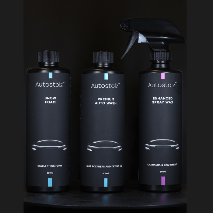 Autostolz Signature Wash Kit – Snow Foam, SiO₂ Auto Wash and Ceramic Spray Wax bundle