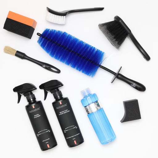 Adams Complete Wheel Cleaning Kit | Clean Wheels, Tyres & Brake Dust Properly - Lovecars - Autostolz - Kits - ZA274A - 