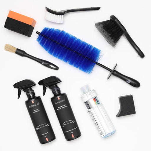 Adams Complete Wheel Cleaning Kit | Clean Wheels, Tyres & Brake Dust Properly - Lovecars - Autostolz - Kits - ZA277A - 
