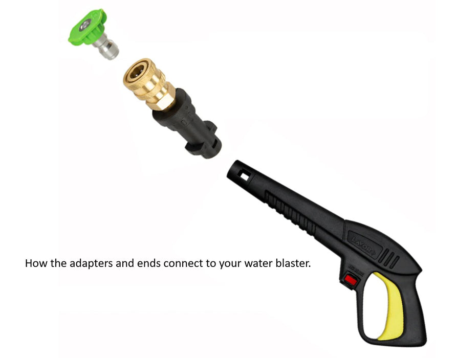 Adapter to fit Lavor twist lock and adapt for universal quick release suitable for foam cannons etc - Lovecars - RockCar - Tools, Accessories, Adapters - D292V - 810096300362