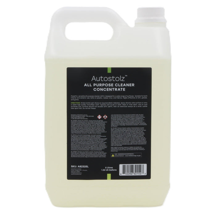All Purpose Cleaner Concentrate (5 Litre) Detailer Pack - Lovecars - Autostolz - All Purpose - A82325L - 