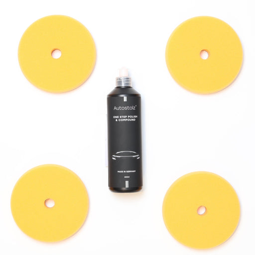 Autostolz Asian Polishing Kit | 4 German Made 1-step Polishing Pads - Lovecars - Autostolz - Polishing Pads - ZK4ASIANBOTTLE - 