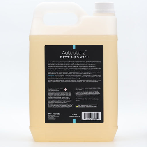 Autostolz Matte Auto Wash (5 Litre) Detailer Pack - Lovecars - Autostolz - Car Wash - a22725l - 810096301116
