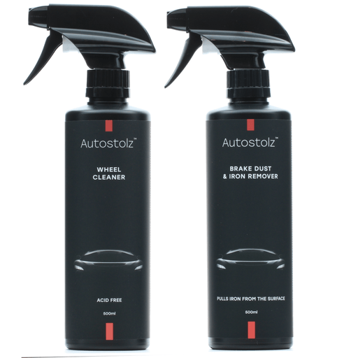 Autostolz Wheel Cleaner Powerful Alkaline and Brake Dust & Iron Remover wheel cleaning kit for alloy wheels and tyre cleaning | lovecars