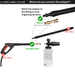 Best Foam Cannon Kit – Fits All Major Water Blaster Brands - Lovecars - RockCar - Snow Foam / Pre Wash - ZR8223H - 
