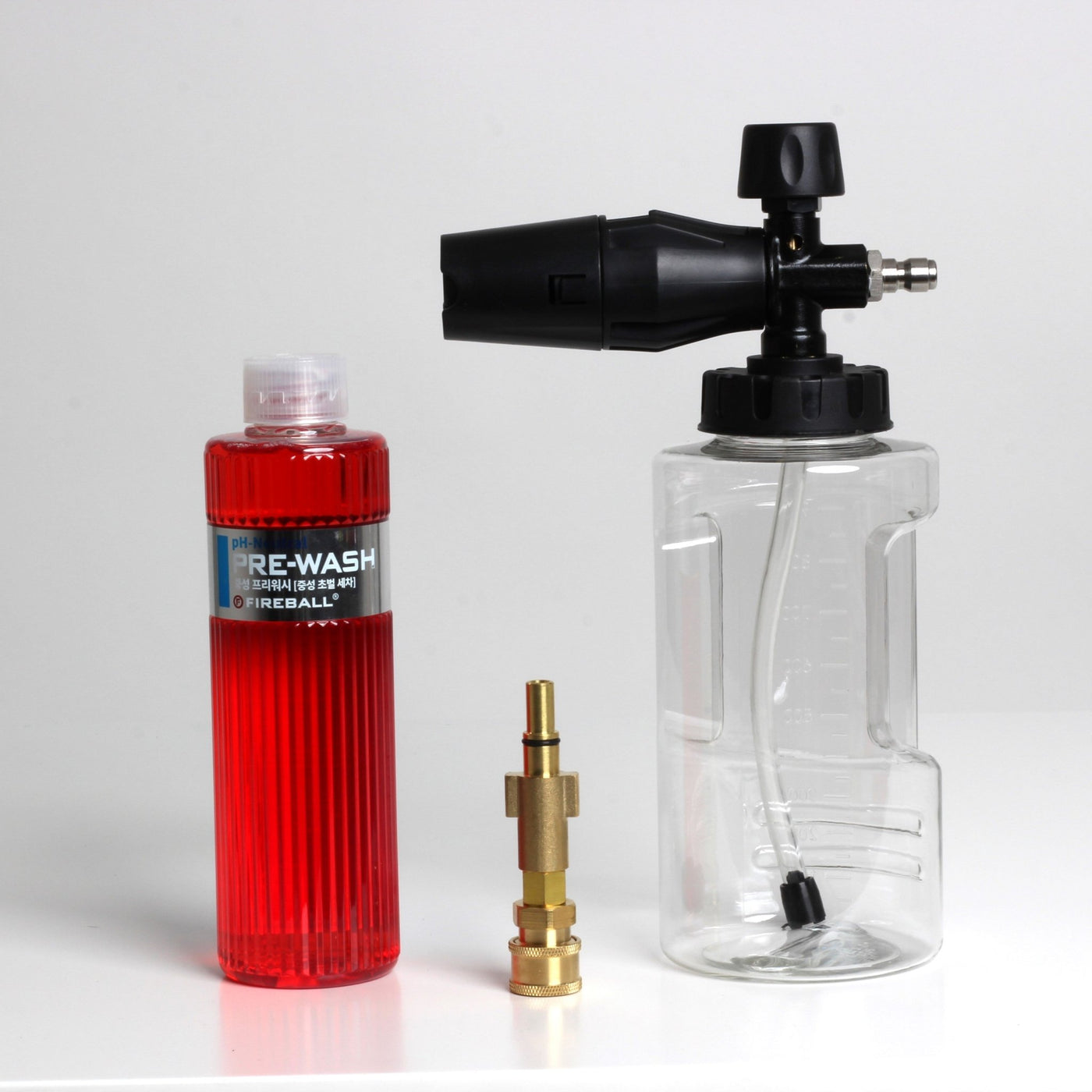 Fireball Prewash Snow Foam Kit with Choice of Adapter & Prewash Soap ...