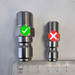 Brass Quick Connect Fitting - Adapter to add quick release. M22-14mm adapter with 3/8 quick connector - Lovecars - RockCar - Tools, Accessories, Adapters - D4232L - 