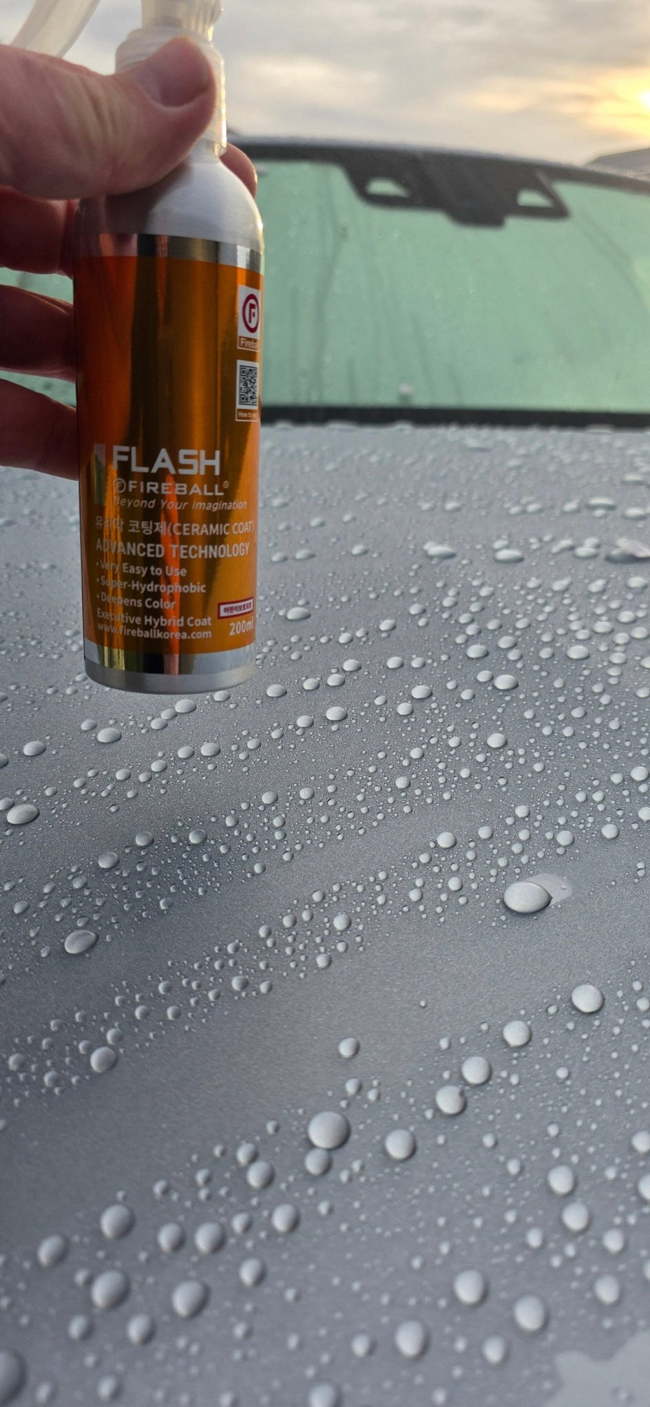 Fireball Flash Fireball Flash Ceramic Coating 200ml – Hydrophobic Car Paint Protection ...