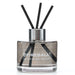 Fireball Flower House luxury car fragrance diffuser in premium glass bottle with chrome cap on white background at Lovecars with 3 sticks