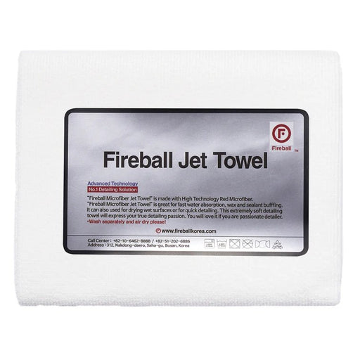 Fireball Jet Towel - Lovecars - Fireball - Microfibre - FBJETTOWEL6042WHITE-1 - 20390705