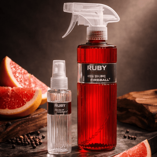 Fireball Ruby – Luxury Car Fragrance Spray (500ml + Refill Bottle) - Lovecars - Fireball - Air Freshener - FBFRAGRUBY - 