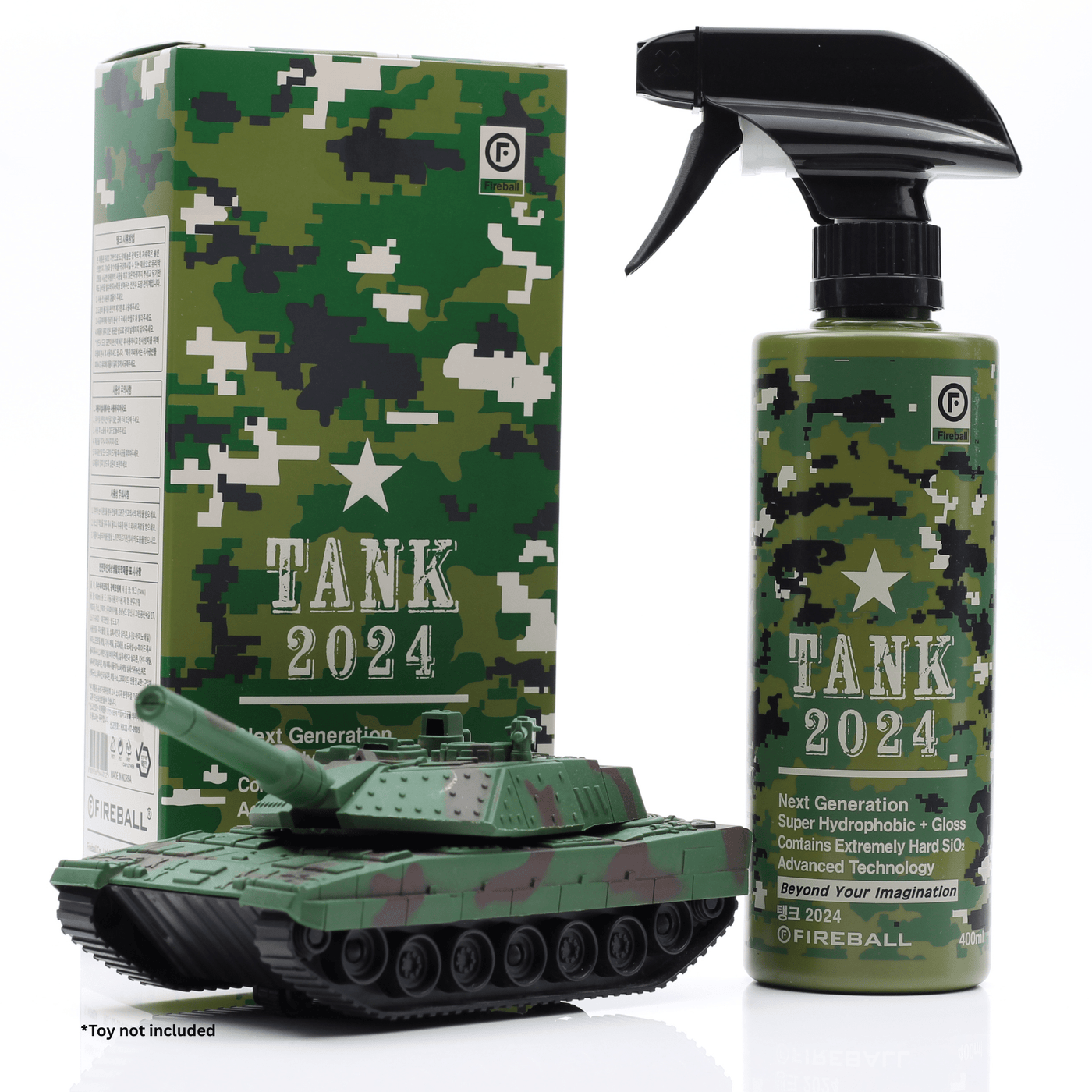 Fireball Tank 400ml – SiO₂ Spray Sealant with 6-Month Protection ...