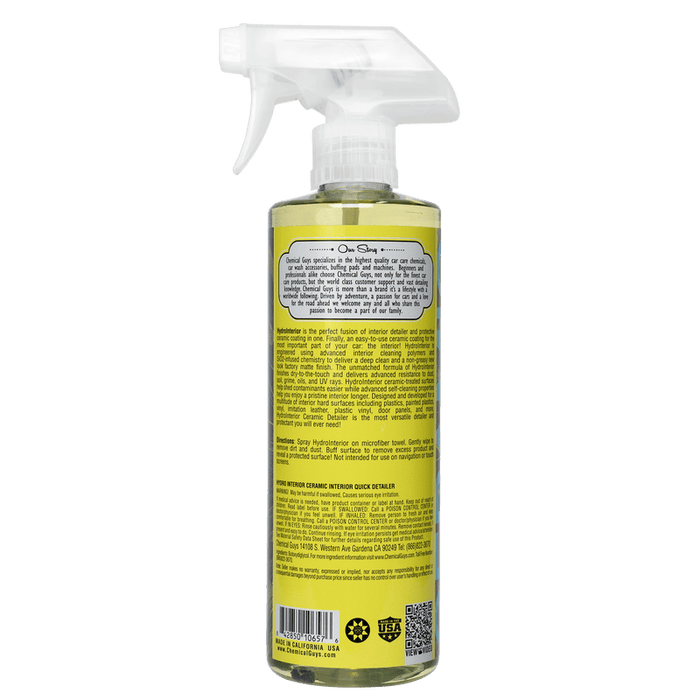 HydroInterior Ceramic interior Quick Detailer (16 OZ, 473ml) - Lovecars - Chemical Guys - Interior Cleaner - SPI22716 - 842850000000