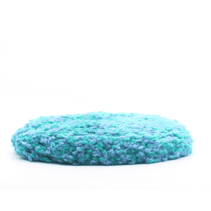 Lake Country Marine Blue Teal Twisted Medium Cut Wool Blend Curved Pad – 7.5"x1.5" - Lovecars - Lake Country - Polishing Pads - ML - 925 - 810161190690