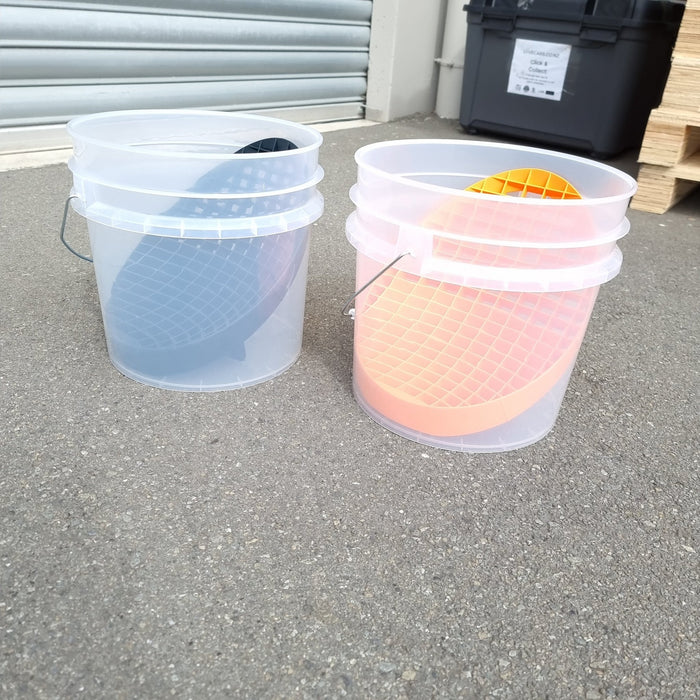 Rockcar 2 Clear Buckets & 2 Mitt Slides (Orange & Black) - Lovecars - RockCar - Buckets - ZRB2332K - 