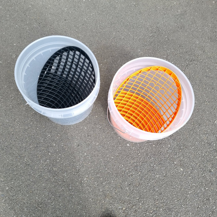 Rockcar 2 Clear Buckets & 2 Mitt Slides (Orange & Black) - Lovecars - RockCar - Buckets - ZRB2332K - 