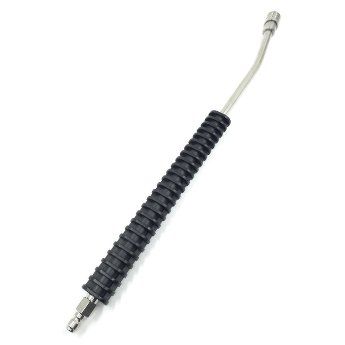 Rockcar 55 cm Black Extension Wand Lance – Stainless Steel ¼″ Quick Connect - Lovecars - RockCar - Foam Cannon Upgrades and Spare Parts - D972W - 