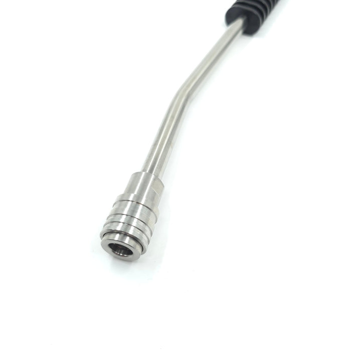 Rockcar 55 cm Black Extension Wand Lance – Stainless Steel ¼″ Quick Connect - Lovecars - RockCar - Foam Cannon Upgrades and Spare Parts - D972W - 