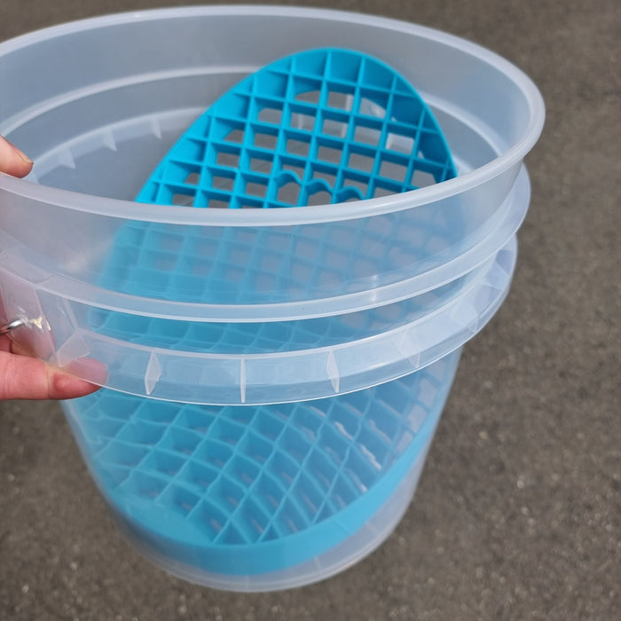 Rockcar Clear Bucket & Blue Mitt Slide - Lovecars - RockCar - Buckets - ZRB2322B - 