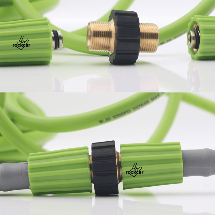 Rockcar M22 Male - to - Male Adapter – High - Flow Brass Joiner - Lovecars - Lovecars - Adapters - D2222J - 