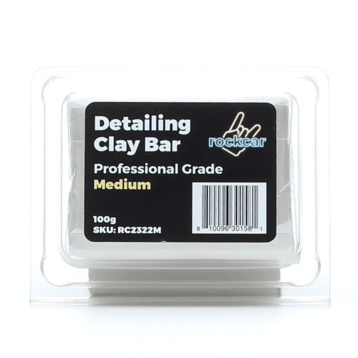 Rockcar Professional Grade Clay Bar – Medium | 100g | White - Lovecars - RockCar - Clay Bar - RC2322M - 00810096301581