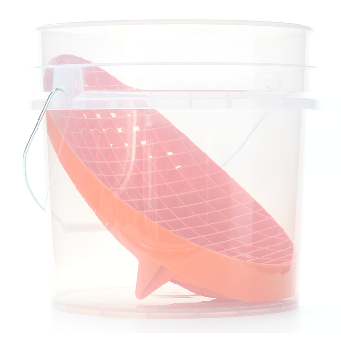 Rockcar Single Bucket Wash Kit – Clear Bucket & Mitt Slide - Lovecars - RockCar - Buckets & Related - ZRB2322R - 