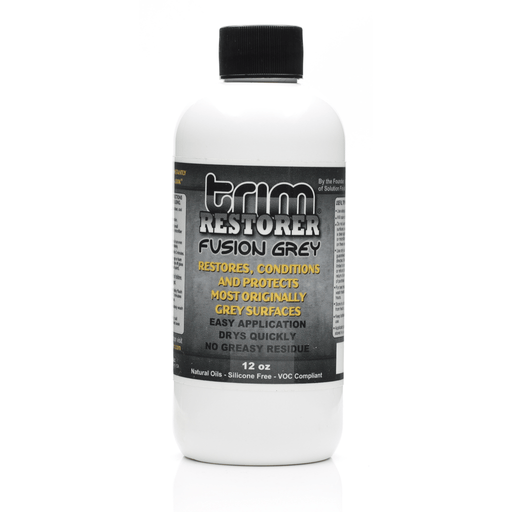 Solution Finish Trim Restorer – Grey 355ml | Large Bottle - Lovecars - Solution Finish - Trim Restorer - SF - G12 - 