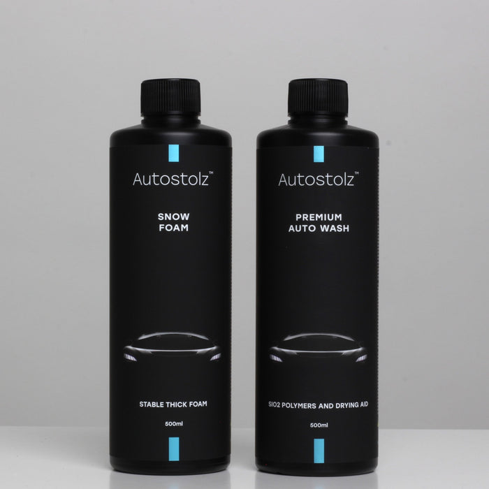 Two Pack: Autostolz Snow and Autostolz Premium Auto Wash (500ml Each) - Lovecars - Autostolz - Car Wash - ZAF422W - 