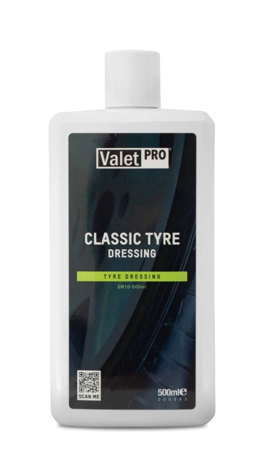 ValetPRO Classic Tyre Dressing - 500ml - Lovecars - ValetPRO UK - Tyre Dressing - Silicone Based - DR10 - 500ml - EN - 