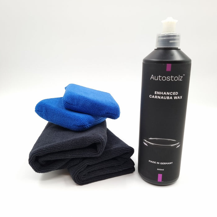 Wax On Wax Off Kit - With our Best Wax - Lovecars - RockCar - Cloths, Towels, Applicators - ZK222B - 