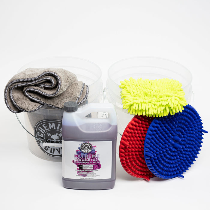 2 Bucket Wash Starter Kits - Choose your soap and size - lovecarsnz - Chemical Guys - Detailing Kits - ZC362K -