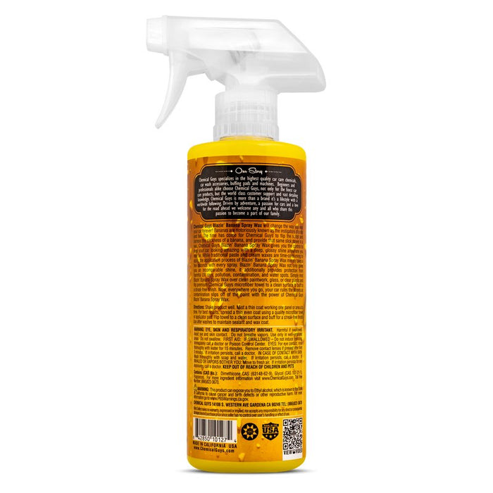 Blazin' Banana Spray Wax Natural Carnauba Spray Gloss (16 oz, 473ml) - lovecarsnz - Chemical Guys - Exterior Cleaning, Protection and Shine - WAC21516 - 0842850101274
