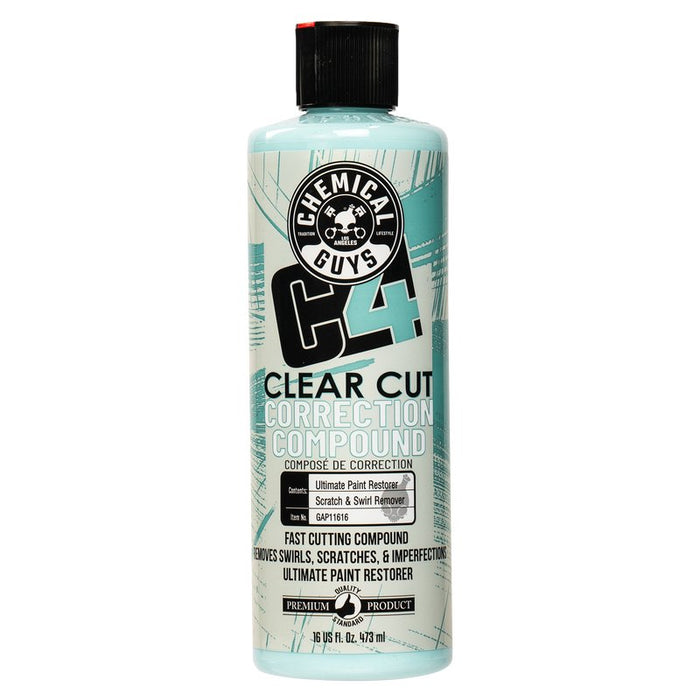 C4 Clear Cut Correction Compound (473ml, 16oz) - lovecarsnz - Chemical Guys - Polishing - GAP11616 -