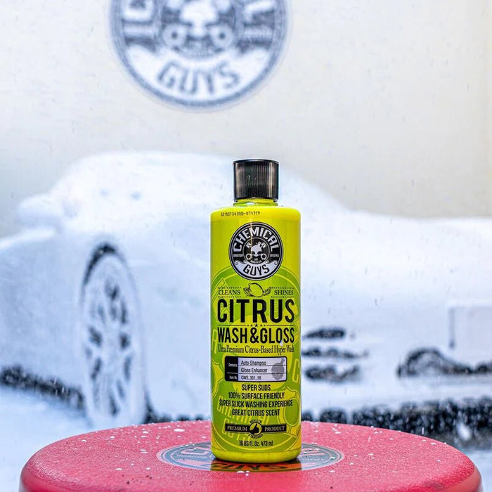 Citrus Wash & Gloss Citrus Based Hyper - Concentrated Wash + Gloss (No-More Spots) - lovecarsnz - Chemical Guys - Cleaning - CWS_301_16 - 816276010069