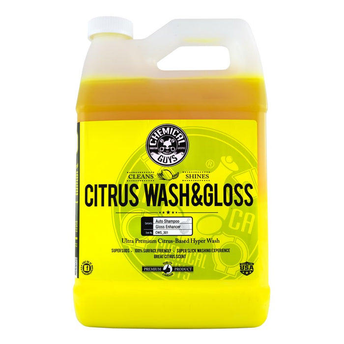 Citrus Wash & Gloss Citrus Based Hyper - Concentrated Wash + Gloss (No-More Spots) - lovecarsnz - Chemical Guys - Cleaning - CWS_301 - 816276010267