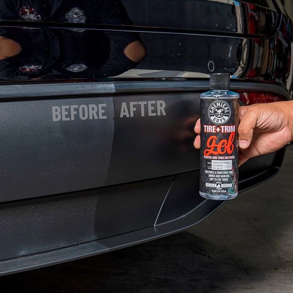 Gel Black Forever Trim & Tyre, Shine & Protect That Keeps Black Parts Black For Months (16oz 473ml ) - lovecarsnz - Chemical Guys - Exterior Cleaning, Protection and Shine - TVD_108_16 - 0816276012179