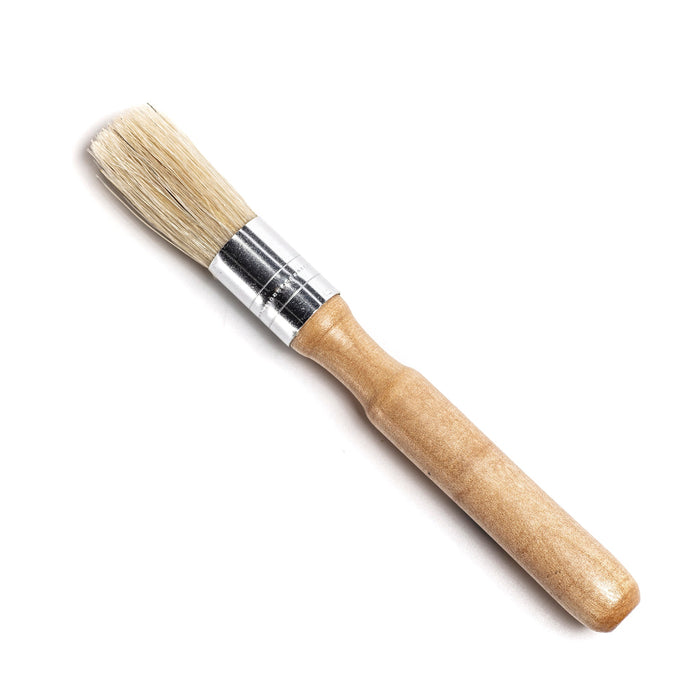 Mini Detail Brush with Wooden Handle for Cleaning Vents, emblems and inside & out - lovecarsnz - RockCar - Brushes - R272B - 00810096300737