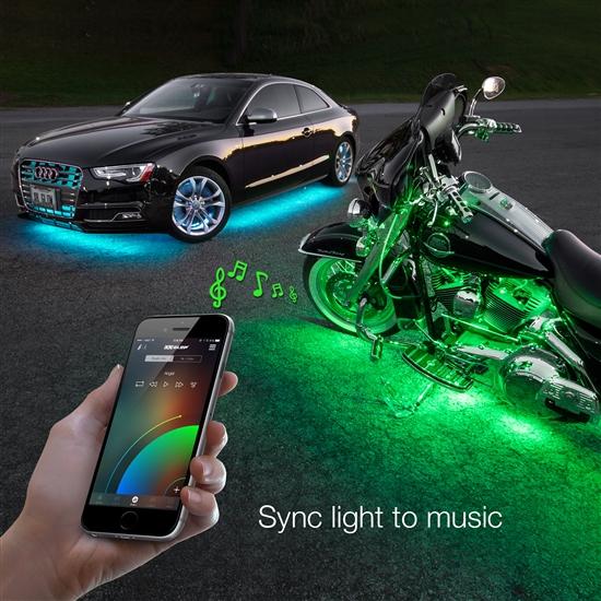 Moto Lighting Kits - XK Glow, App Controlled