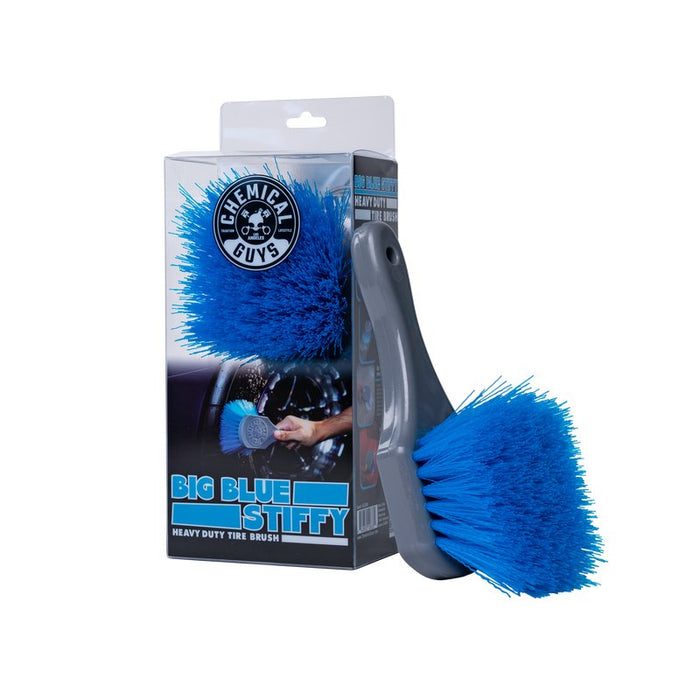 NEW Blue Stiffy Brush for Tires & Carpets - lovecarsnz - Chemical Guys - Cleaning - ACCG05 - 842850106330