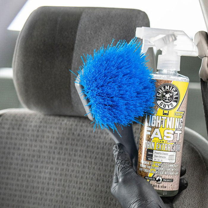 NEW Blue Stiffy Brush for Tires & Carpets - lovecarsnz - Chemical Guys - Cleaning - ACCG05 - 842850106330