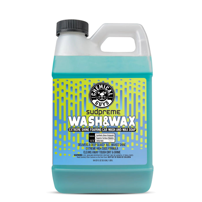 NEW! Sudpreme Wash & Wax Extreme Shine Foaming Car Wash Soap 1.9L (64 Fl. Oz.) - Lovecars - Lovecars - Soaps - Medium - CWS10264 -