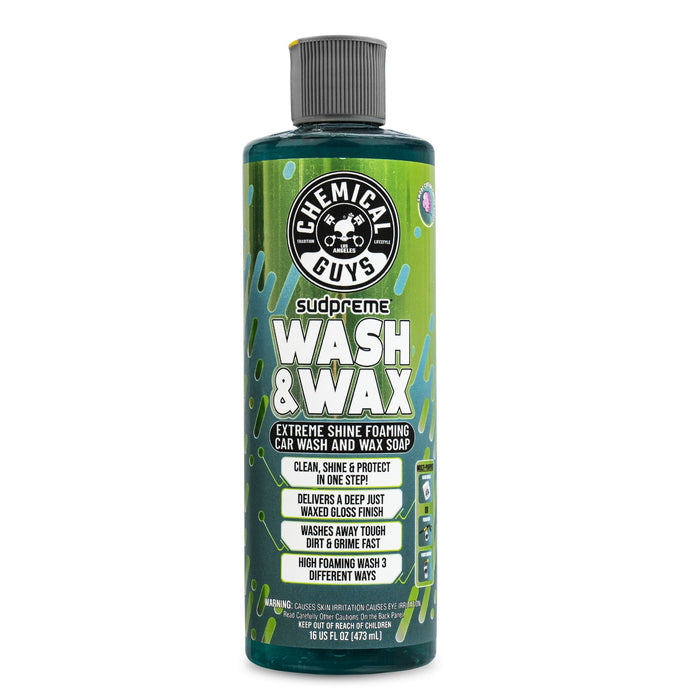 NEW! Sudpreme Wash & Wax Extreme Shine Foaming Car Wash Soap 473ml (16oz) - lovecarsnz - Chemical Guys - Cleaning - CWS10216 -