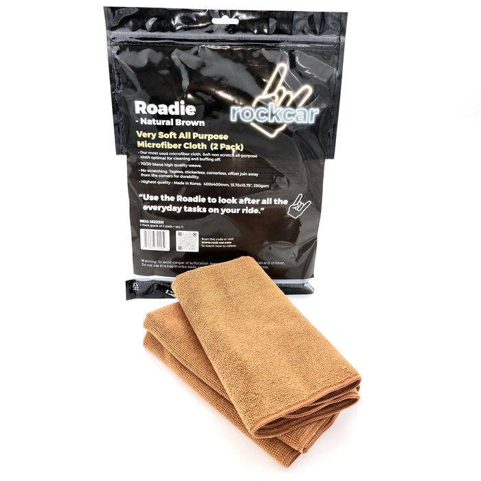 Roadie Soft All Purpose Cloth - Natural Brown