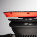 Angled airflow channels built into the RockCar 15mm backing plate to help improve cooling and airflow circulation