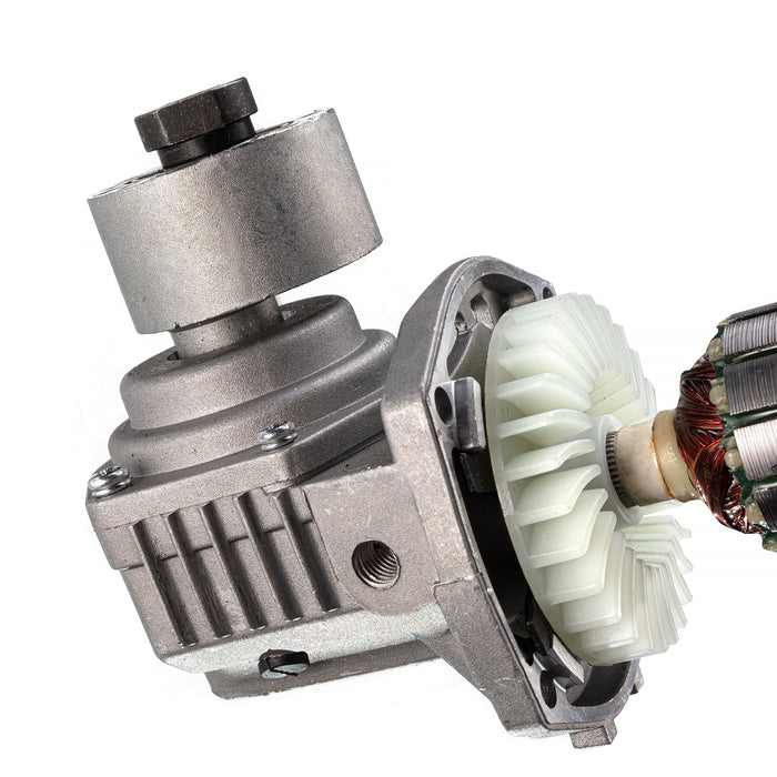 Drive assembly, counterweight mechanism and cooling fan inside the RockCar 15mm dual action polisher showing quality engineering and cooling design | lovecars