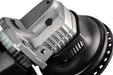 Rubber vibration isolation damper separating the front grip from the machine housing on the RockCar 15mm dual action polisher | lovecars