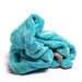 Rockcar Performer 70/30 microfiber car drying towel scrunched showing thickness and pile depth