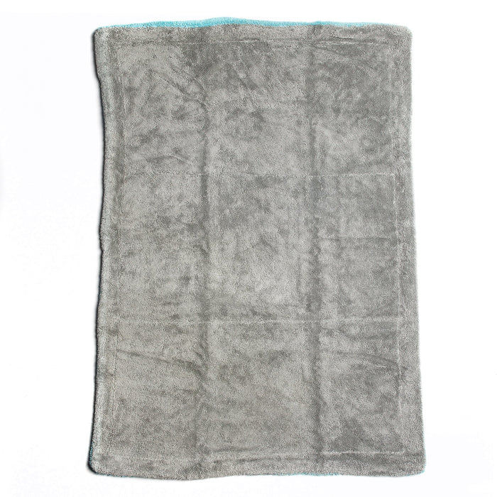 Rockcar Performer car drying towel flat lay grey reverse side