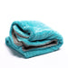 Rockcar Performer drying towel folded showing edge banding and pile thickness